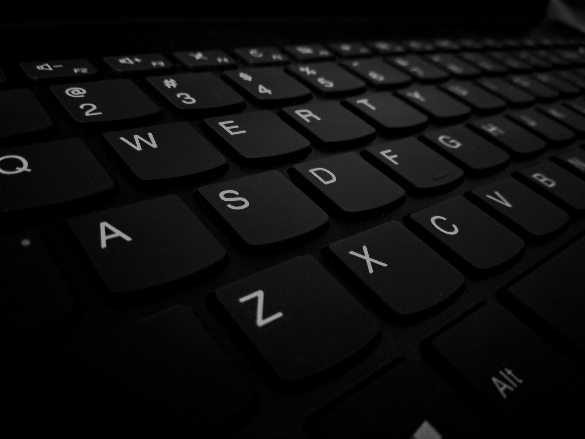 keyboard, front page